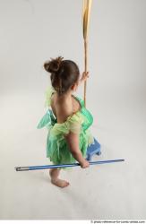 KATERINA STANDING POSE WITH SPEAR AND SWORD